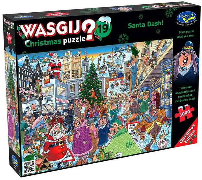 1000pc Wasgij? Christmas Puzzle #19: Santa Dash!