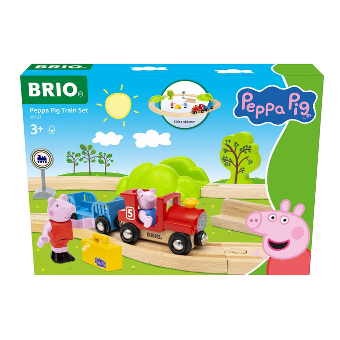 18pc Peppa Pig Train Set