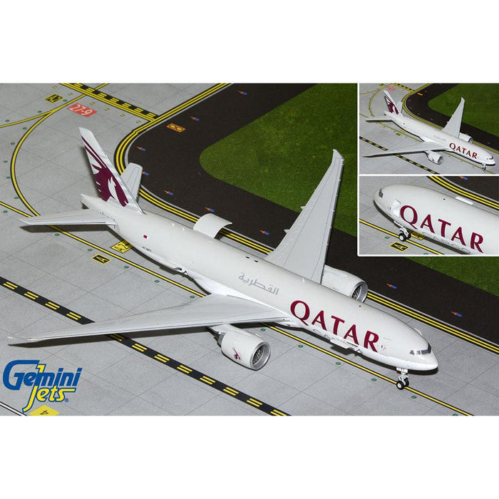1/200 Qatar Airways Cargo B777-200LRF A7-BFT (Interactive Series)