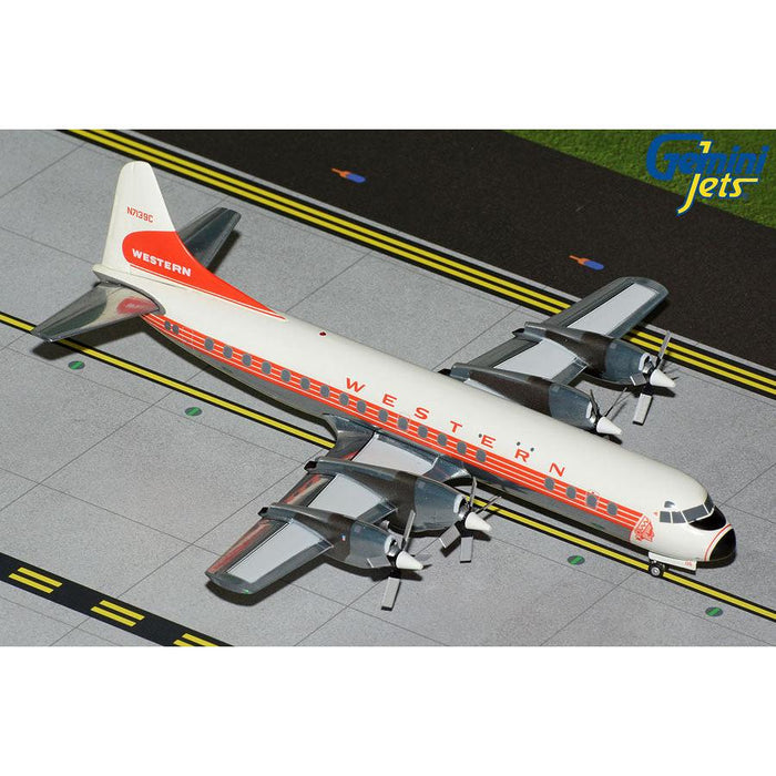 1/200 Western L-188A Electra N7139C (1959 Livery; Polished Belly)