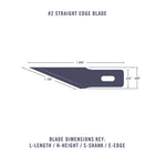 20002 SUPER SHARP STRAIGHT BLADE 5PCS