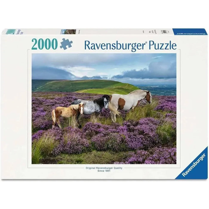 2000pc Wild Horses in the Heather Puzzle