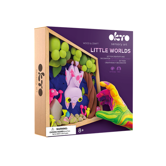 Wood&Craft DIY Little Worlds 21x21cm - Bat