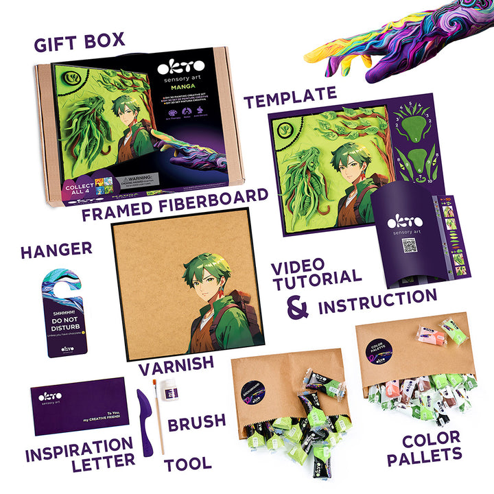 DIY 3D Painting Manga 30x40cm - Earth