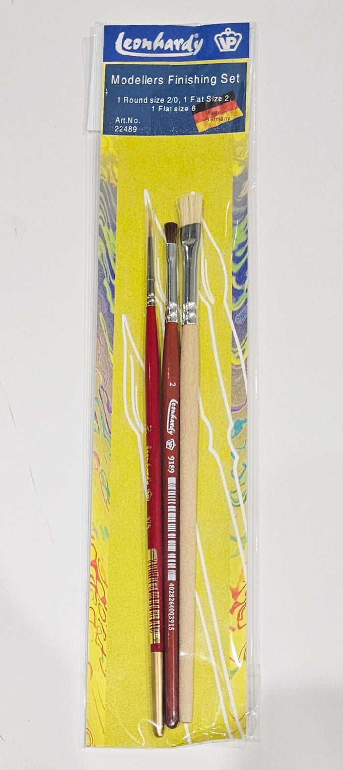 3pc Modellers Finishing Brush Set