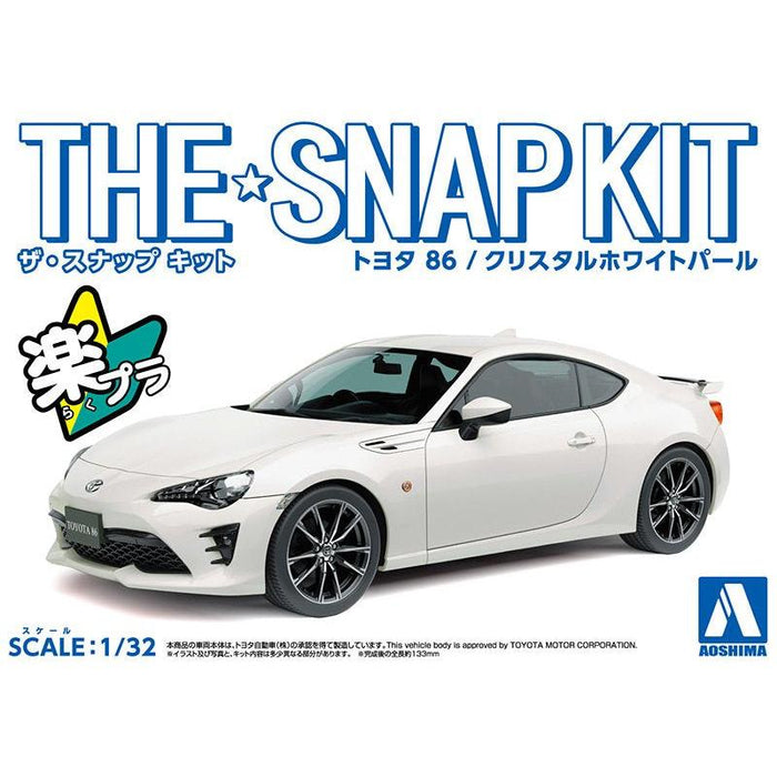 1/32 SNAP TOYOTA 86 (Crystal White Pearl)