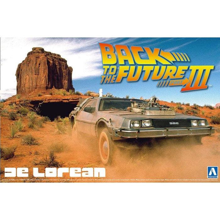 1/24 BACK TO THE FUTURE DELOREAN from PART III and RAILROAD Ver.