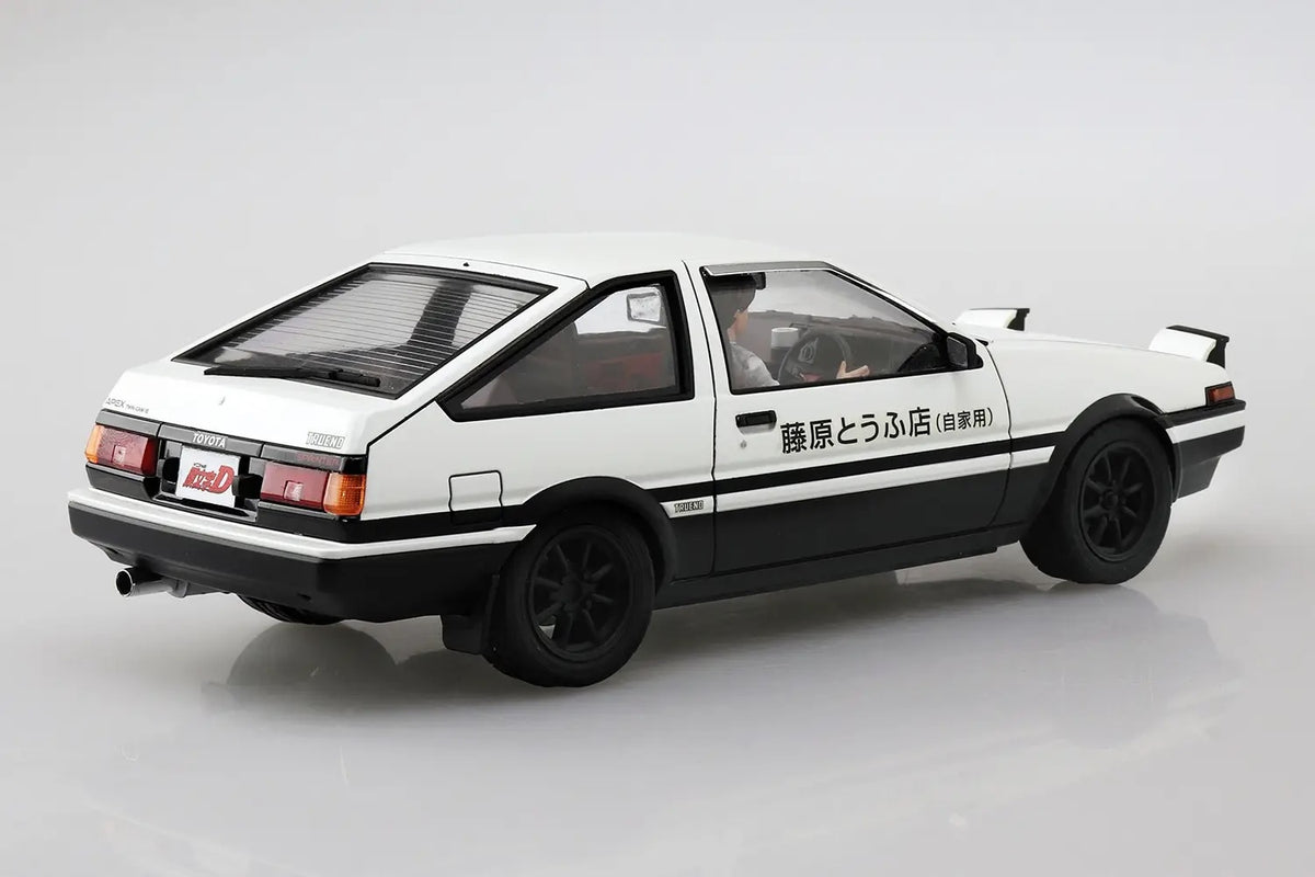 1/24 INITIAL-D FUJIWARA TAKUMI AE86 TRUENO (PROJECT D Ver.) with Figure