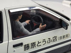 1/24 INITIAL-D FUJIWARA TAKUMI AE86 TRUENO (PROJECT D Ver.) with Figure