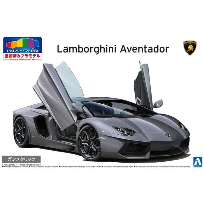 1/24 LAMBORGHINI AVENTADOR Gunmetallic '11
