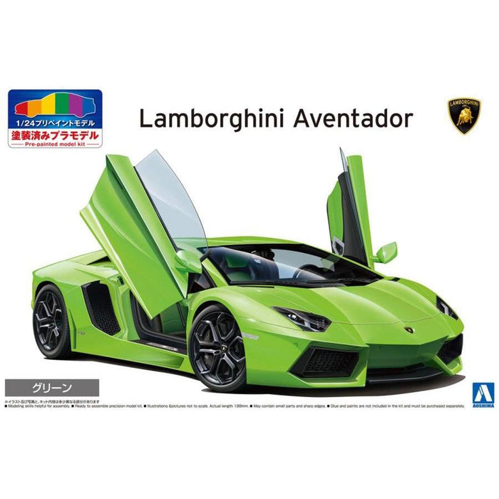 1/24 LAMBORGHINI AVENTADOR Green '11