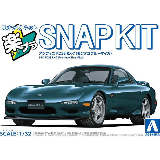 1/32 SNAP MAZDA FD3S RX-7 (Montego Blue Mica)