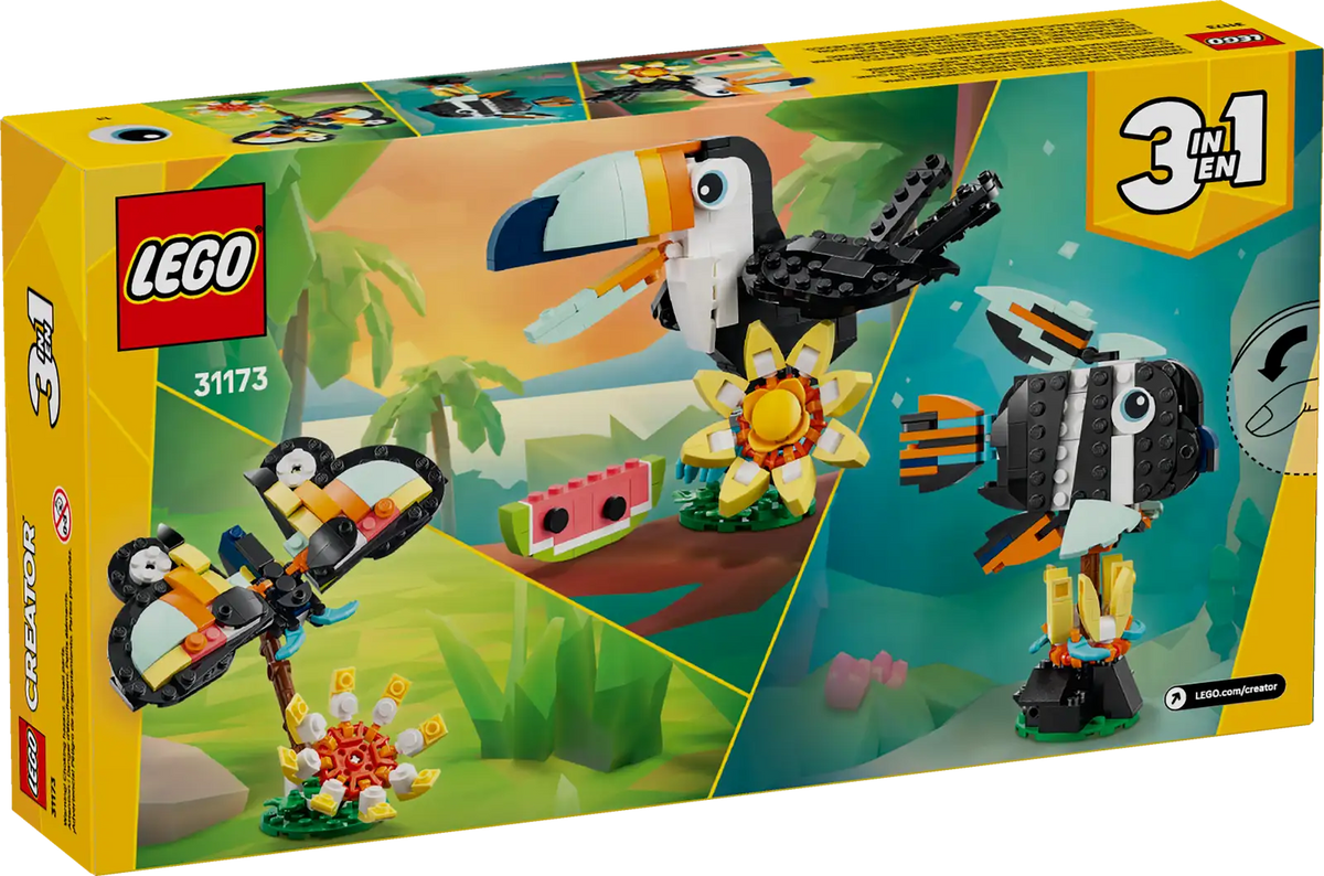 CREATOR 3-in-1 - Wild Animals: Tropical Toucan