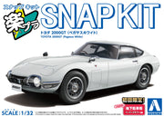 1/32 SNAP TOYOTA 2000GT (Pegasus White)