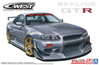 1/24 C-WEST NISSAN BNR34 Skyline GT-R '02
