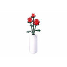 258pc Red Rose with DIY Vase C32