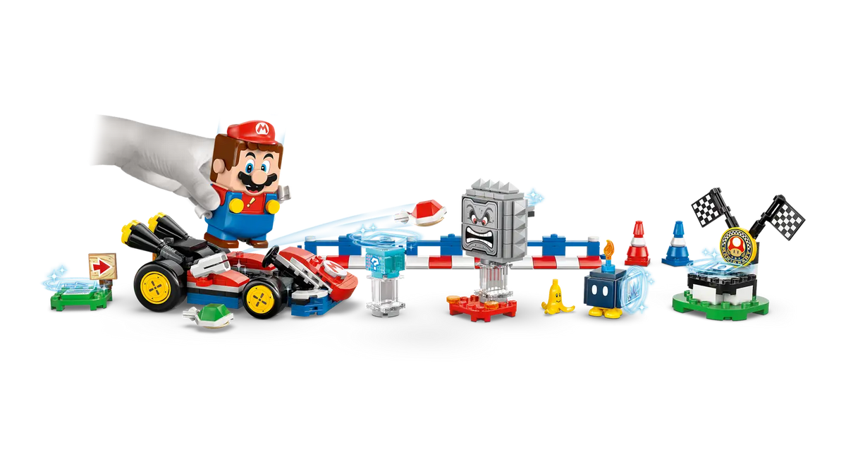 SUPER MARIO - Mario Kart – Interactive LEGO Mario & Standard Kart