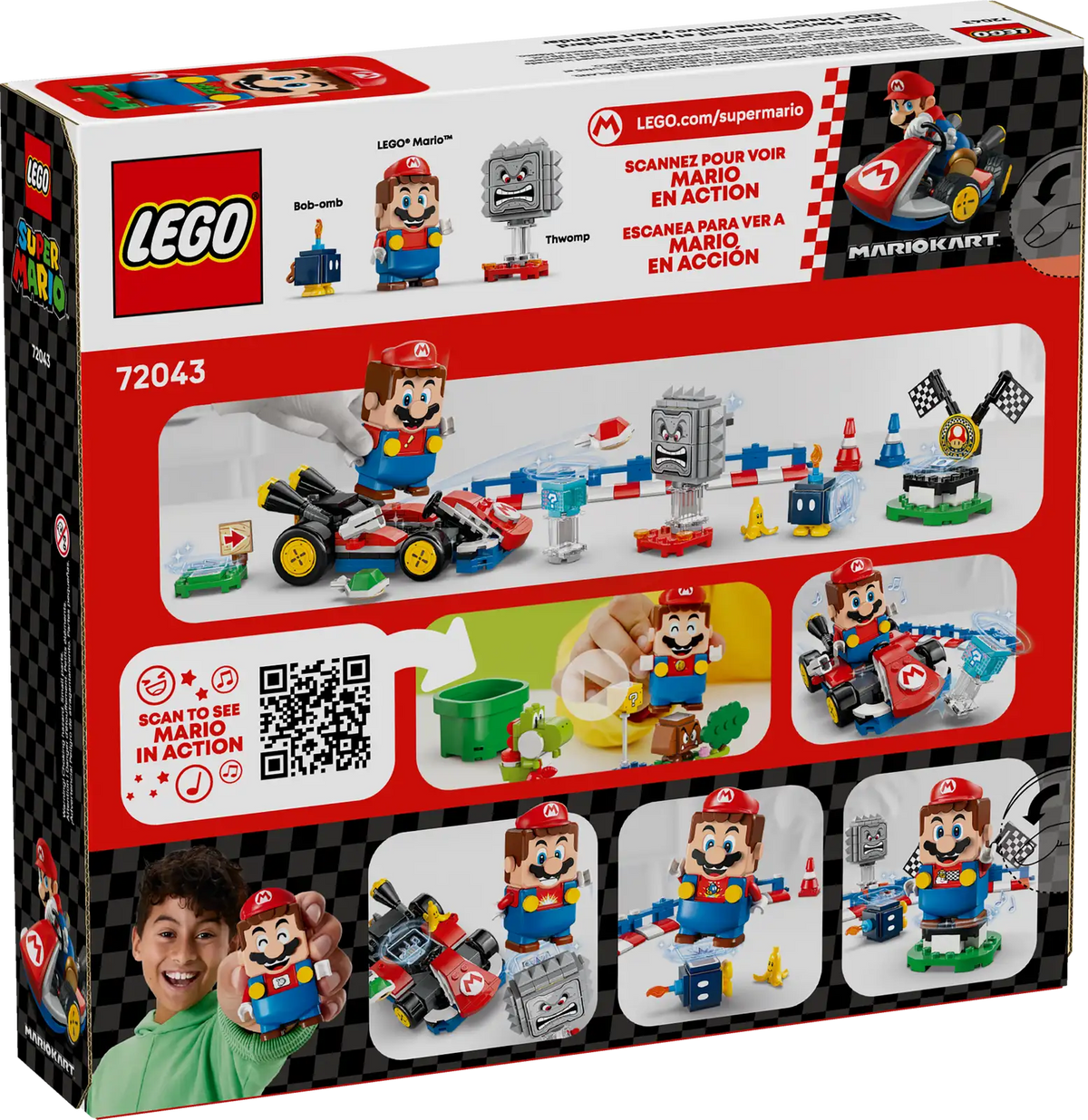SUPER MARIO - Mario Kart – Interactive LEGO Mario & Standard Kart