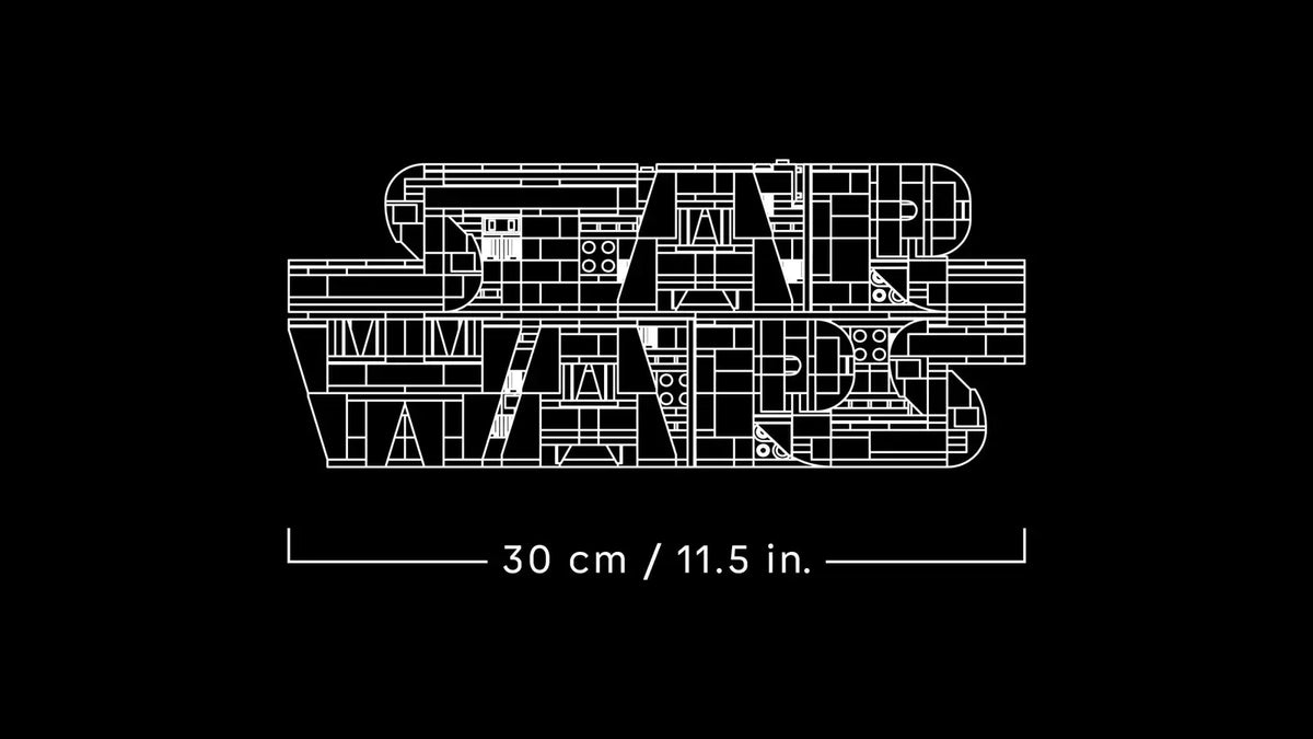 STAR WARS - Brick-Built Star Wars Logo