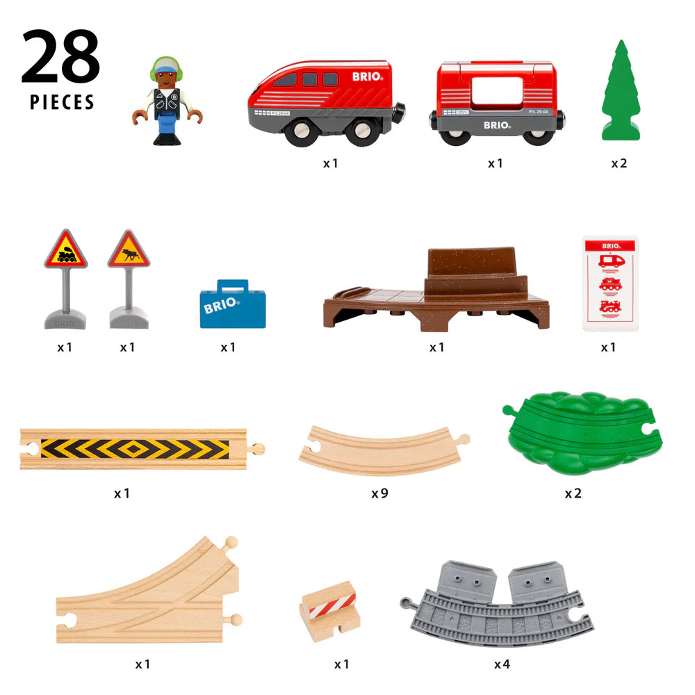 28pc Pullback Train Set