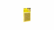 HO Grass Tufts Mini Set XL "Blooming" Yellow Flock (9mm) 42pcs