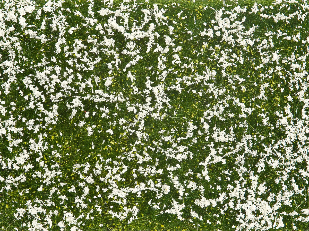 HO Groundcover Foliage "Meadow White" 12x18cm 7g