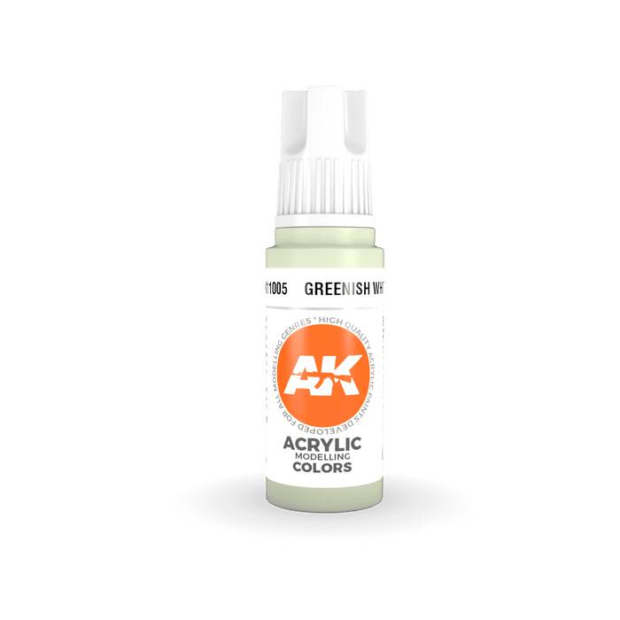 3 Gen Acrylics - Greenish White 17ml