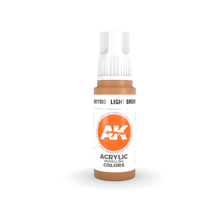 3 Gen Acrylics - Light Brown 17ml