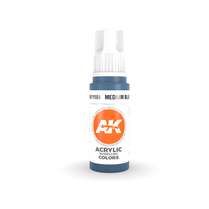 3 Gen Acrylics - Medium Blue 17ml