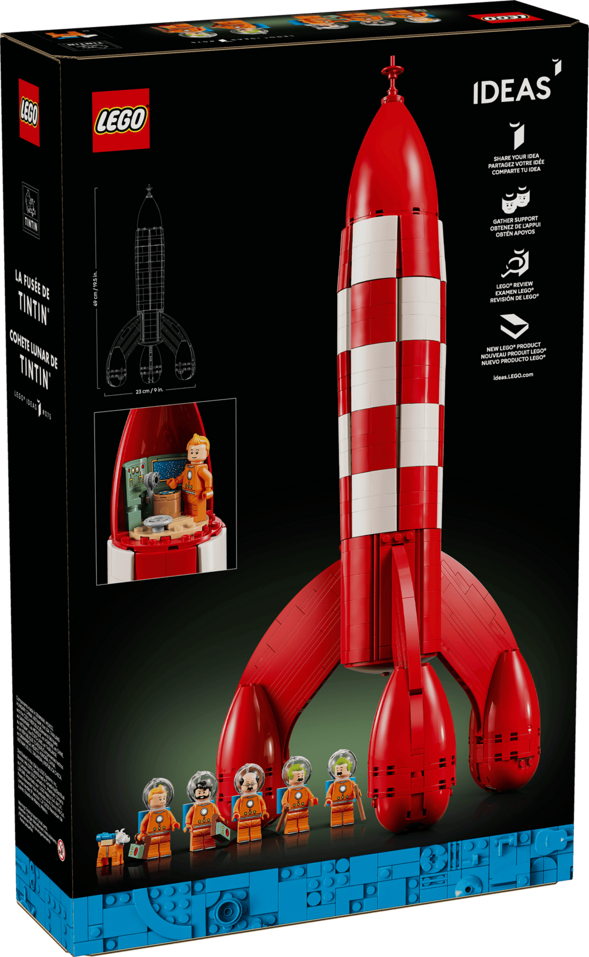 IDEAS - Tintin Moon Rocket