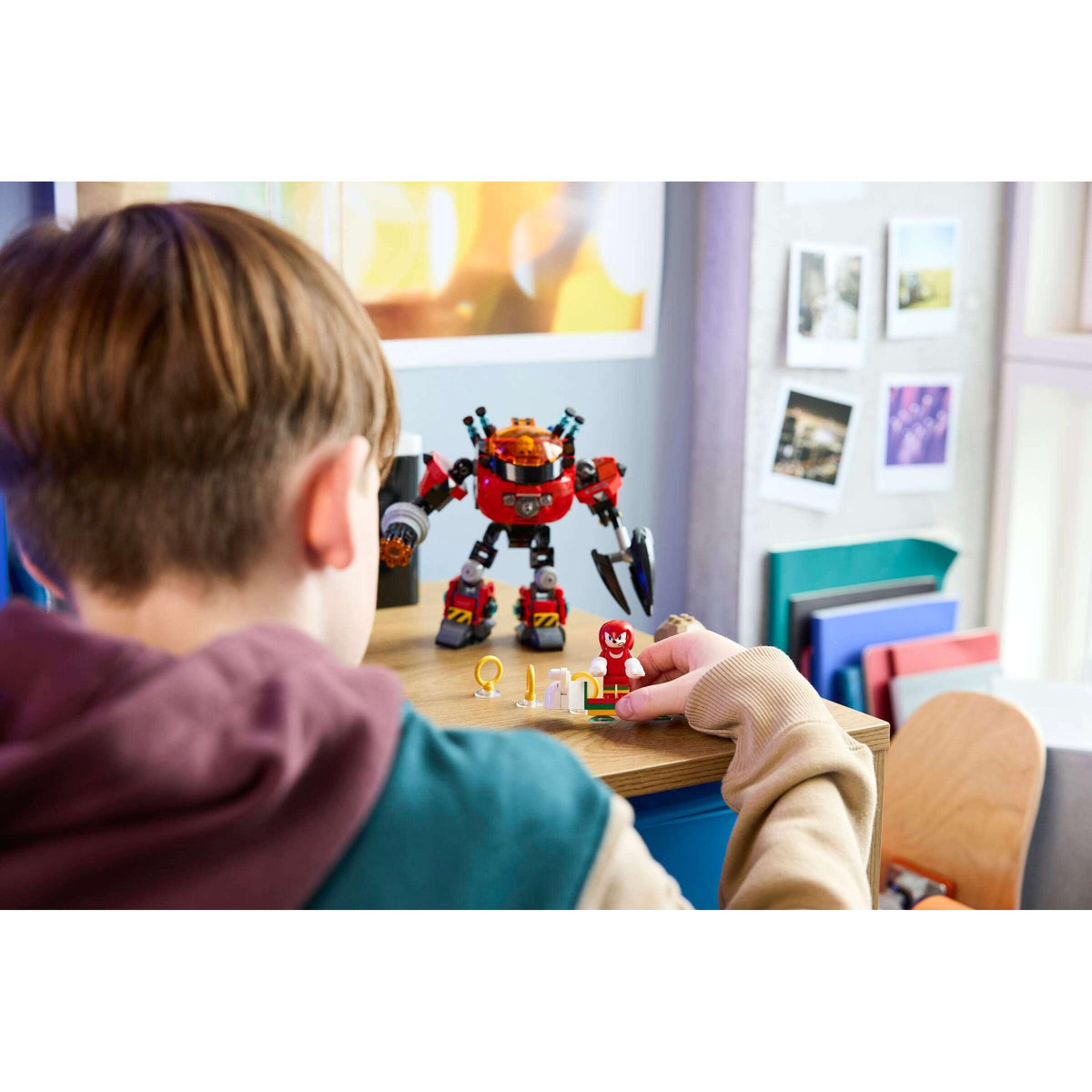 SONIC THE HEDGEHOG - Knuckles vs. Dr. Eggman Egg Crusher Mech