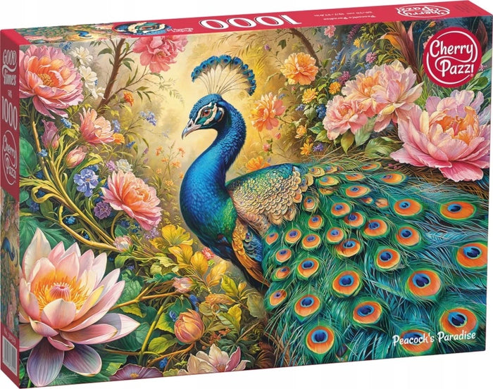 1000pc Peacock's Paradise Jigsaw Puzzle