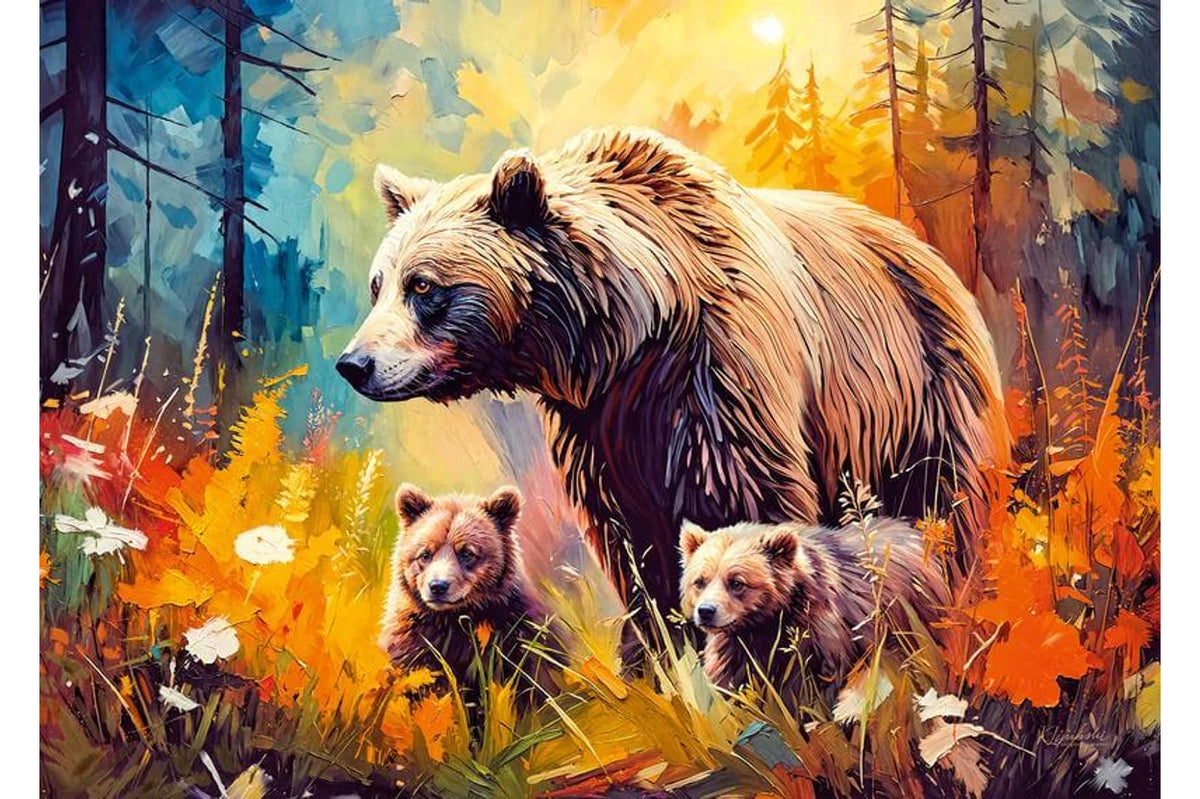 1000pc Together in the Wild Jigsaw Puzzle