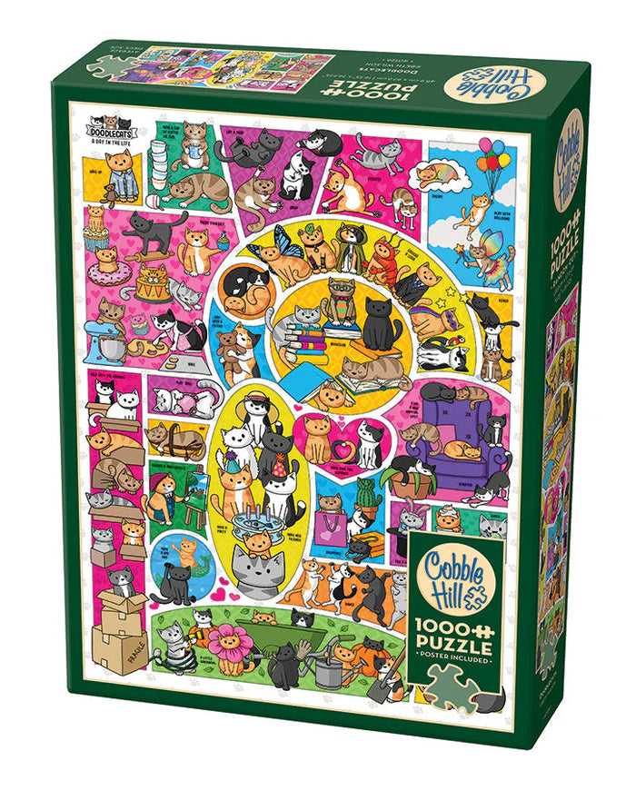 1000pc Doodlecats Puzzle