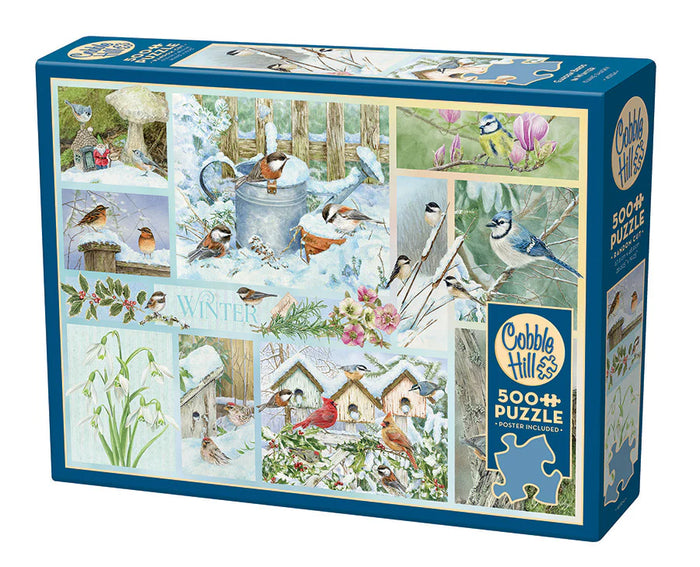 500pc Garden Birds in Winter Puzzle
