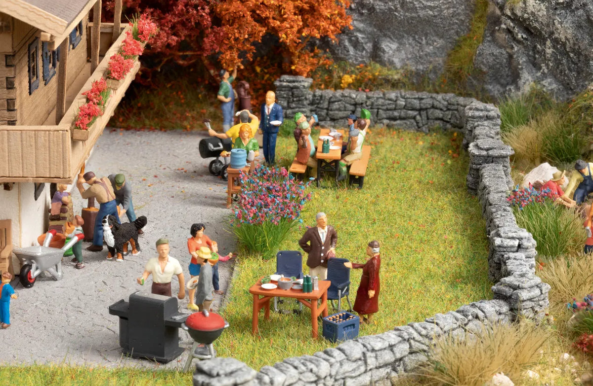 HO Themed Figures Set "Barbecue Party"