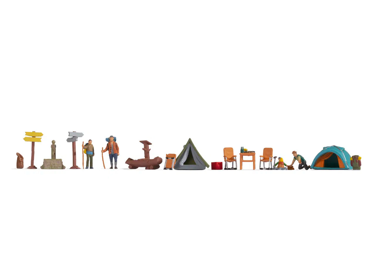 HO Themed Figures Set "Camping"