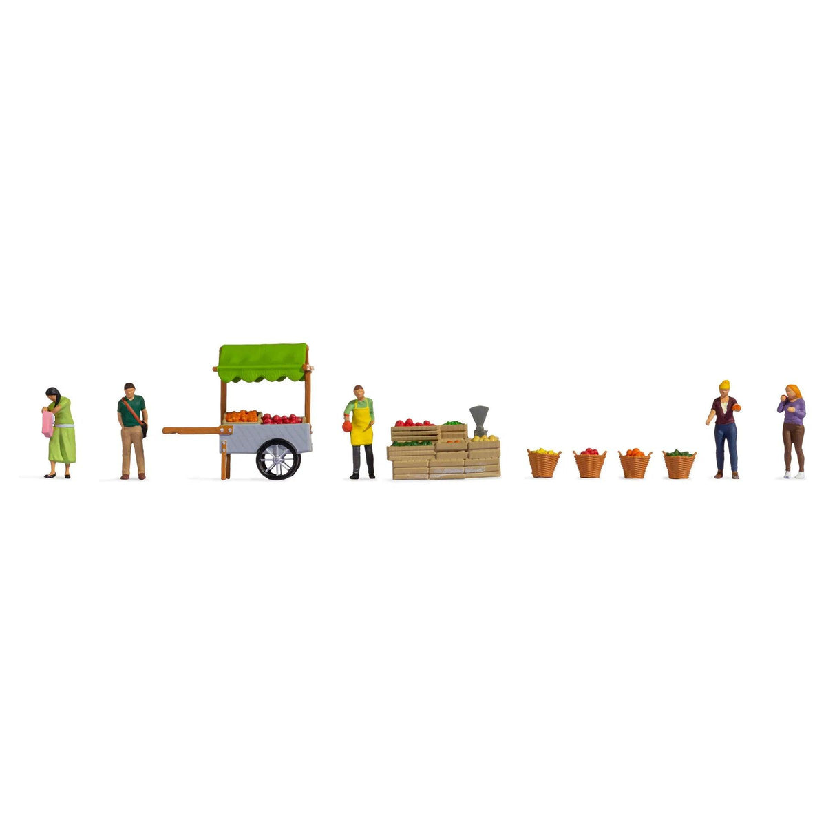 HO Themed Figures Set "Fruit Stall"