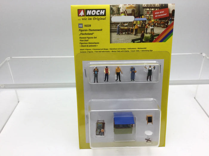HO Themed Figures Set "Fish Stall"