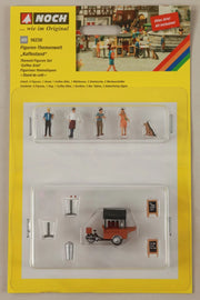 HO Themed Figures Set "Coffee Stall"