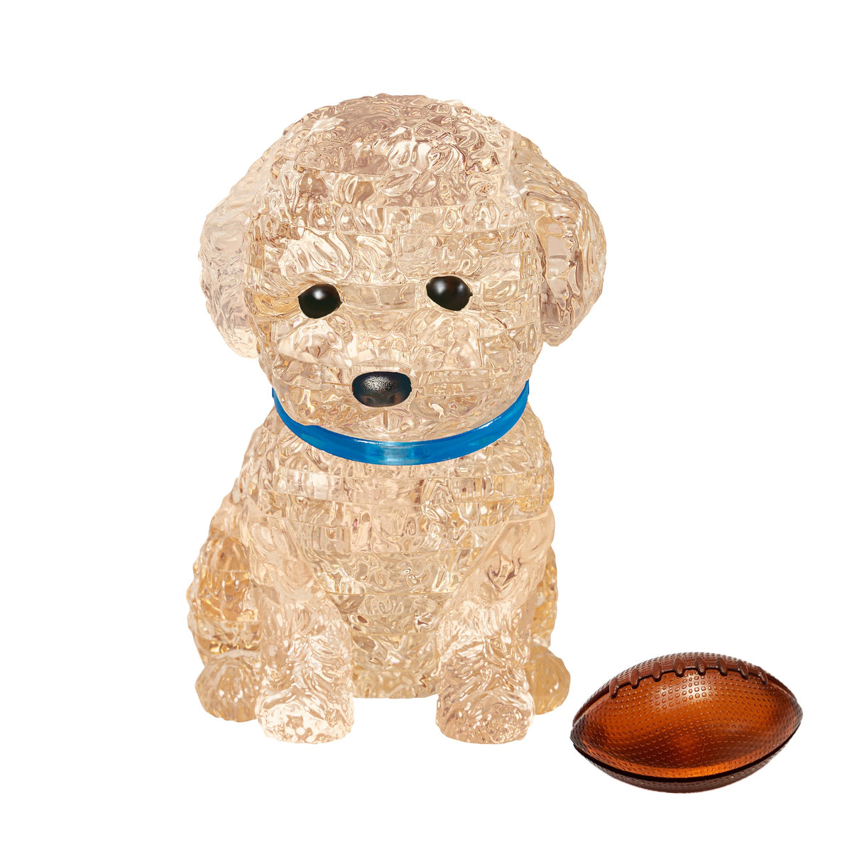 3D Apricot Toy Poodle Crystal Puzzle