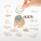3D Apricot Toy Poodle Crystal Puzzle