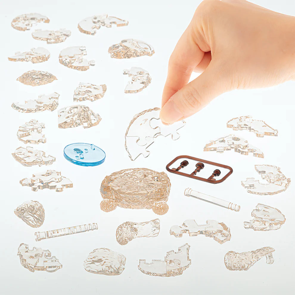 3D Apricot Toy Poodle Crystal Puzzle