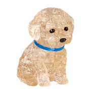 3D Apricot Toy Poodle Crystal Puzzle