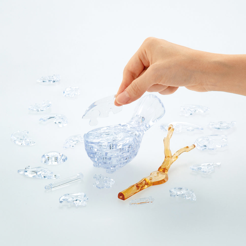 3D Clear Bird Crystal Puzzle
