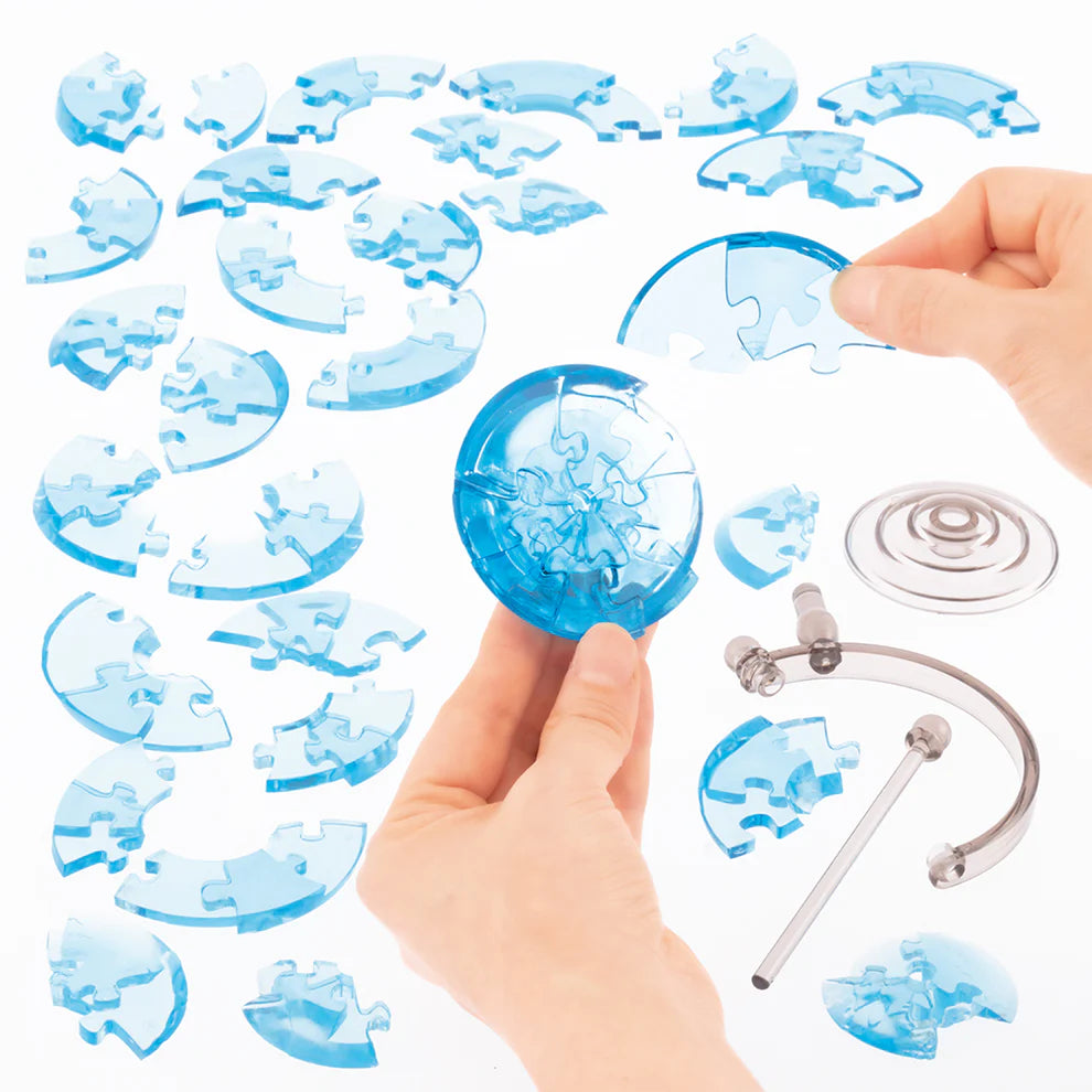 3D Globe Crystal Puzzle