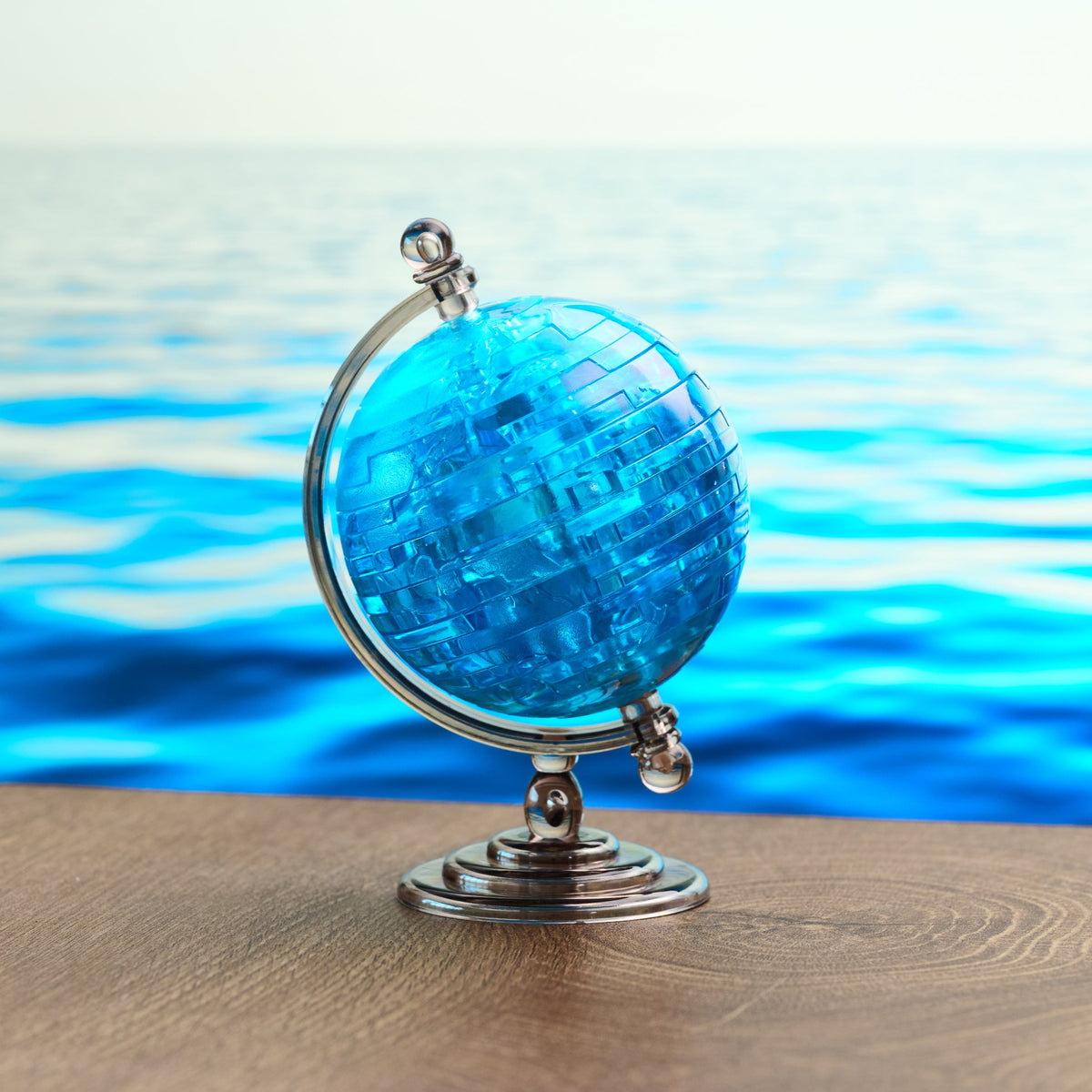3D Globe Crystal Puzzle