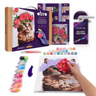 3D Modeling+Painting Kit 30x40cm - A Cat in a Flower Crown