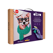 3D Modeling+Painting Kit 30x40cm - Fashion Corgi