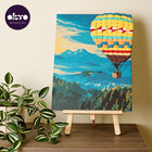 3D Modeling+Painting Kit 30x40cm - Hot Air Balloon Flight